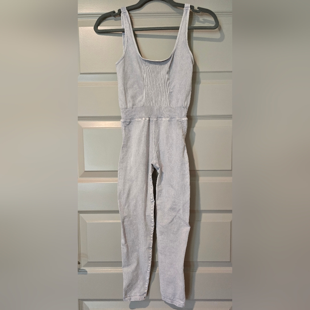 FP Movement by Free People Ice Gray Jumpsuit XS/S